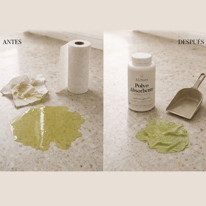 Polvo Absorbente para Pis · Doble Acción · Mimos 250g