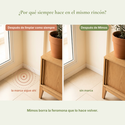 Polvo Absorbente para Pis · Doble Acción · Mimos 250g