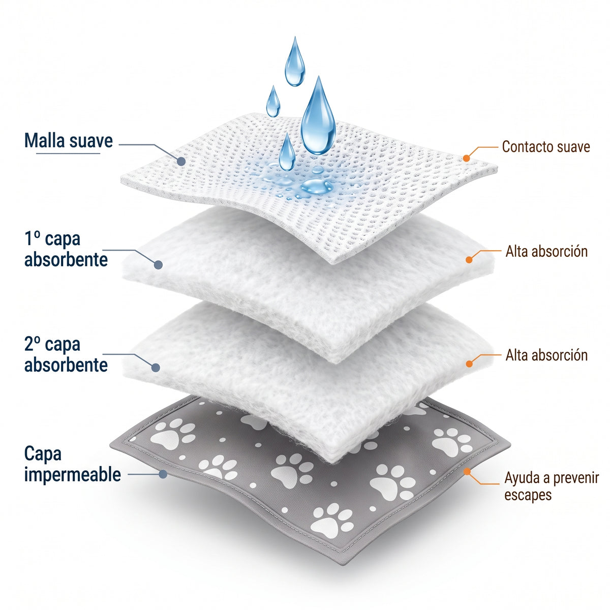 Pañal Absorbente Lavable para Perra · Incontinencia y Celo · Mimos®